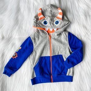 Wonder Nation Baby Boy Monster Hoodie 3T